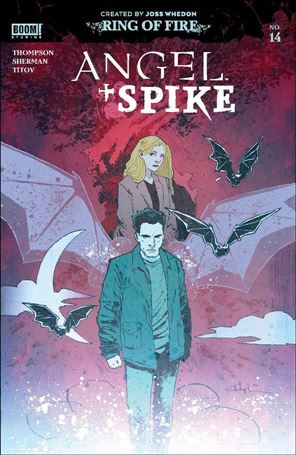 Angel + Spike issue 14 Christopher Mitten Cover