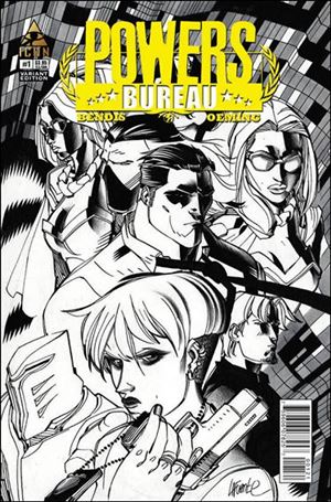Powers: The Bureau issue 1-B David Lafuente Cover
