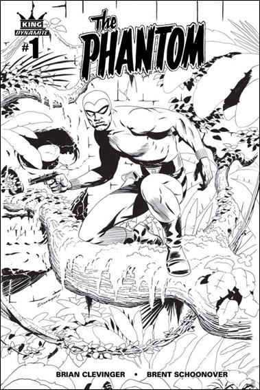 King: The Phantom issue 1-B Darwyn Cooke 1:10 Black & White Cover