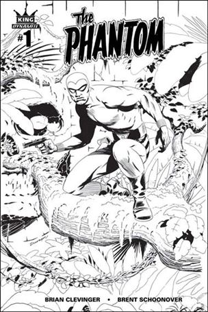 King: The Phantom issue 1-B Darwyn Cooke 1:10 Black & White Cover