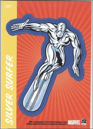 70 Years of Marvel Comics (Retro Sticker Subset) card S11 Silver Surfer