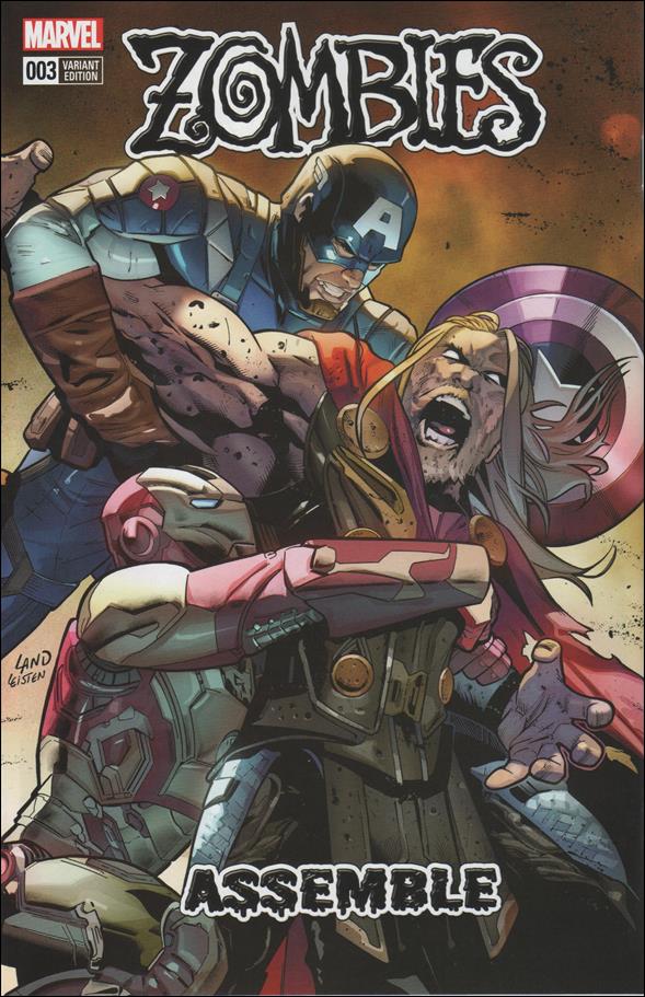 Zombies Assemble issue 3-B Greg Land Cover