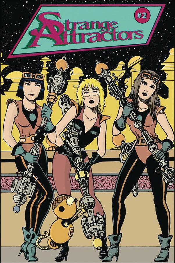 Strange Attractors (2021) issue 2-B Michael Cohen Retro Cover