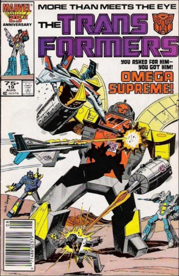 Transformers (1984) issue 19-B Newsstand Cover