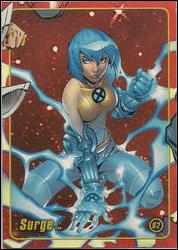 Marvel Heroes Figure Factory: Series 2 (Base Set) card 62 Surge