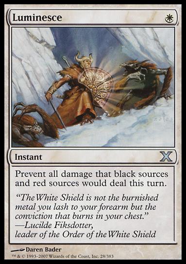 Magic the Gathering: 10th Edition (Base Set) card 28 Luminesce