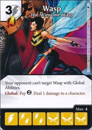 Marvel Dice Masters Age of Ultron  card 73 Wasp: The Winsome Wasp