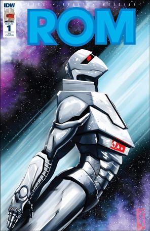 ROM (2016) issue 1-O Kevin Roberts VA Comicon Blue Logo Cover