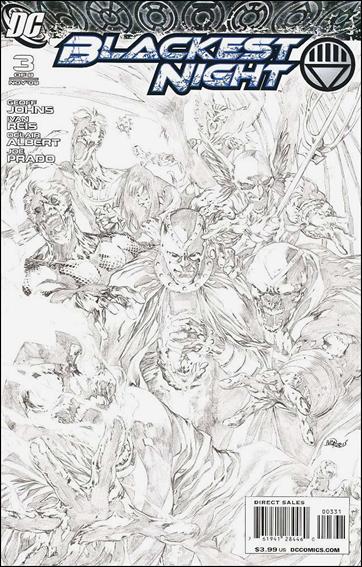 Blackest Night issue 3-C Ivan Reis 1:100 Sketch Cover