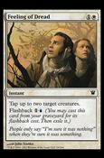 Magic the Gathering: Innistrad (Base Set) card 14 Feeling of Dread