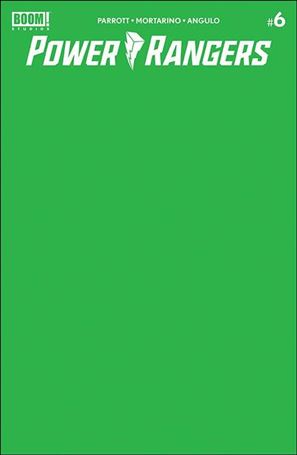 Power Rangers issue 6-C Green Blank Cover