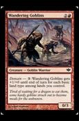 Magic the Gathering: Conflux (Base Set) card 76 Wandering Goblins