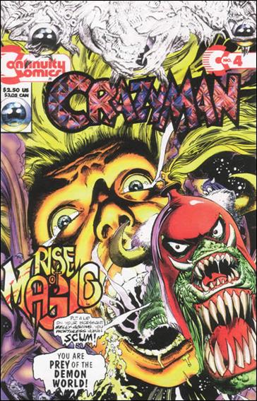 Crazyman (1993) issue 4 Embossed Tyvek Cover