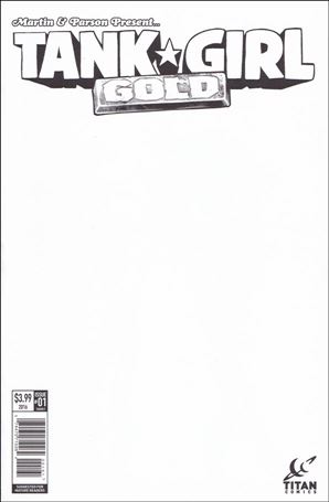 Tank Girl: Tank Girl Gold issue 1-E Blank/Sketch Cover