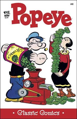 Classic Popeye issue 41 Bud Sagendorf Cover