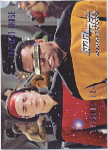 Star Trek: The Next Generation - The Episode Collection Season Five (Base Set) card 501 The Next Phase, Episode 124C