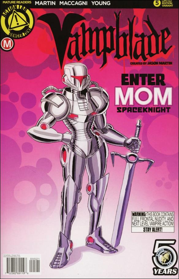 Vampblade issue 5-B Winston Young MOM Spaceknight Cover 1/1500