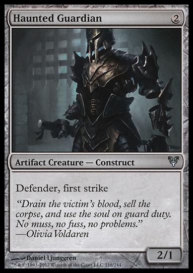 Magic the Gathering: Avacyn Restored (Base Set) card 216 Haunted Guardian