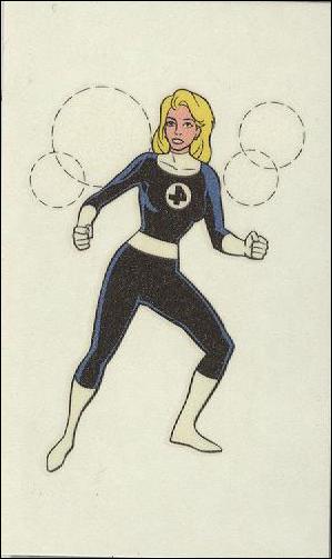 Marvel Vision (Tattoo Subset) card nn 1 Invisible Woman