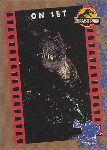 Jurassic Park (Base Set) card 75 The Collosal T-Rex Prop