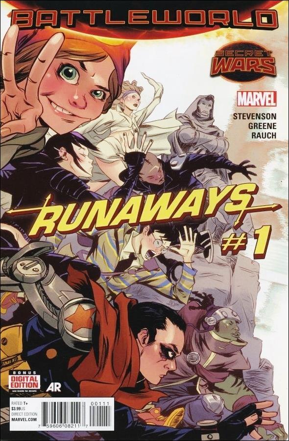 Runaways (2015)  issue 1 Sanford Greene Cover
