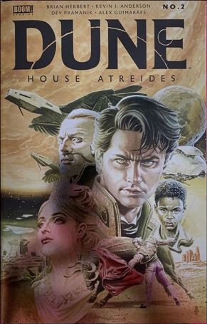 Dune: House Atreides issue 2-E J.G. Jones Gold Foil Local Comic Shop Day Cover
