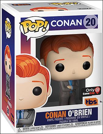 POP! Conan figure 20 Conan O'Brien (Grey Suit) GameStop Exclusive
