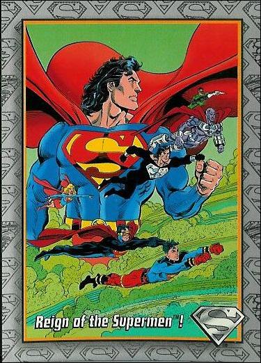 Return of Superman (Base Set) card 1 Reign of the Supermen!