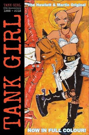 Tank Girl Full Colour Classics issue 1-B Jamie Hewlett Red Logo Cover