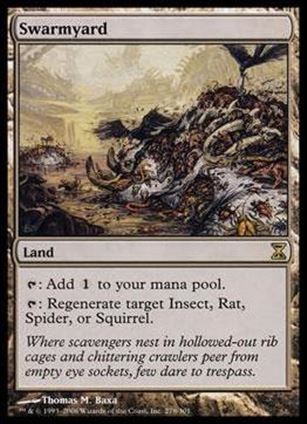 Magic the Gathering: Time Spiral (Base Set) card 278 Swarmyard