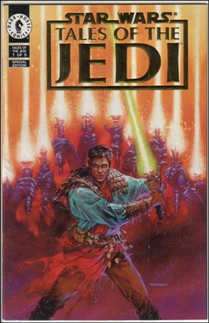 Star Wars: Tales of the Jedi issue 1-B QVC Embossed Gold Foil Cover 1/7500