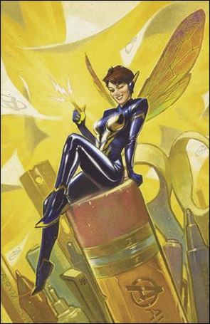 Avengers Inc. issue 2-E Ben Harvey Wasp 1:50 Virgin Cover