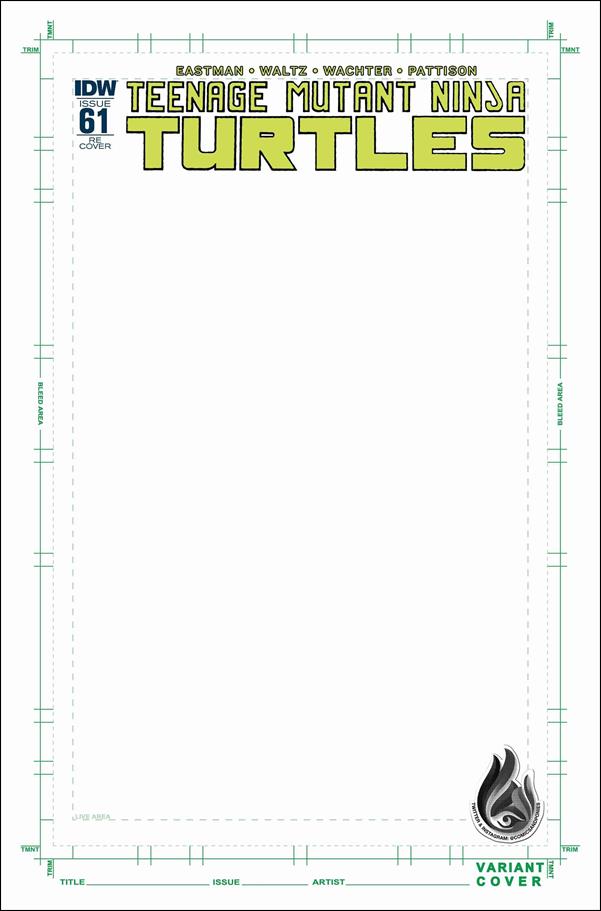 Teenage Mutant Ninja Turtles (2011) issue 61-D Comics & Ponies Blank Cover