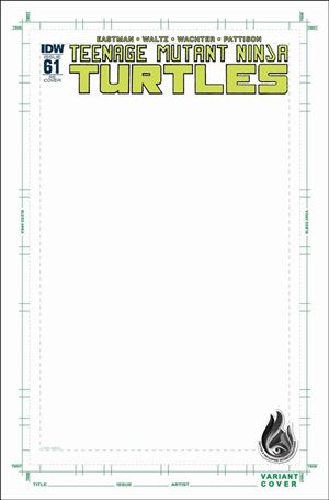 Teenage Mutant Ninja Turtles (2011) issue 61-D Comics & Ponies Blank Cover