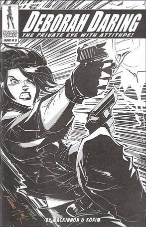 Deborah Daring issue 3-B Black & White Edition