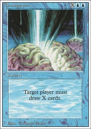 Magic the Gathering: Revised (Base Set) card 50 Braingeyser