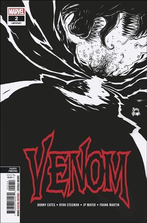 Venom (2018) issue 2-J Ryan Stegman Black and White Cover (4th Printing)