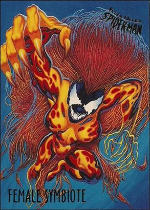 Fleer Ultra Spider-Man (Base Set) card 22 Female Symbiote