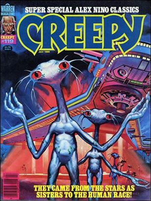 Creepy issue 119 Jim Laurier Cover