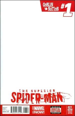 Superior Spider-Man (2013) issue 27-E Blank/Sketch Cover