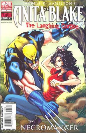 Anita Blake, The Laughing Corpse - Necromancer issue 1-B 1:10 Wolverine Cover