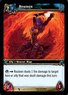 World of Warcraft: March of the Legion (Base Set) card 163 Routeen