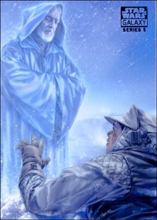 Star Wars Galaxy: Series 5 (Base Set) card 84 Luke's Vision