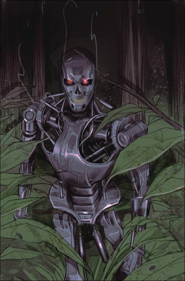 Terminator (2024) issue 1-U Joshua 'Sway' Swaby 1:75 Virgin Cardstock Cover