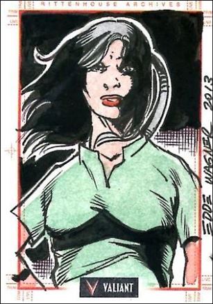 2013 Valiant Comics Preview Trading Card Set (Sketch Card Subset) card EW-07