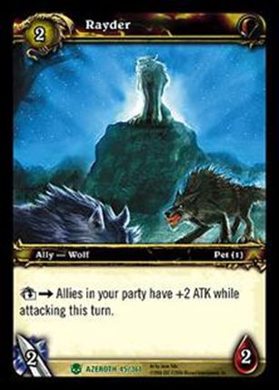 World of Warcraft: Heroes of Azeroth (Base Set) card 45 Rayder