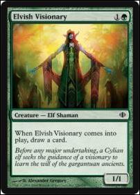 Magic the Gathering: Shards of Alara (Base Set) card 130 Elvish Visionary
