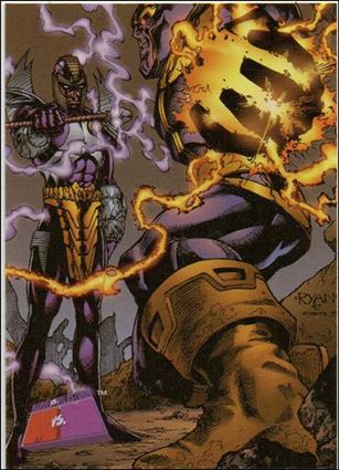 Marvel vs WildStorm (Base Set) card 68 Thanos vs Regent