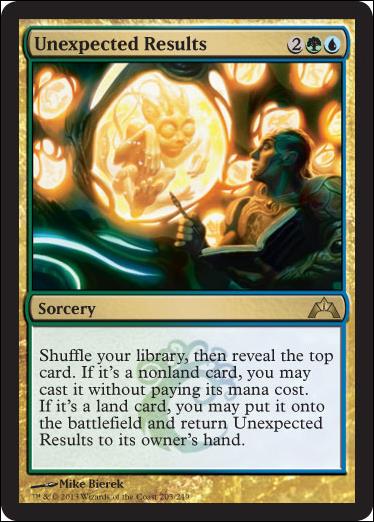 Magic the Gathering: Gatecrash (Base Set) card 203 Unexpected Results