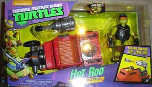 Teenage Mutant Ninja Turtles (2012) Vehicles and Playsets figure 25 Hot Rod with Michelangelo